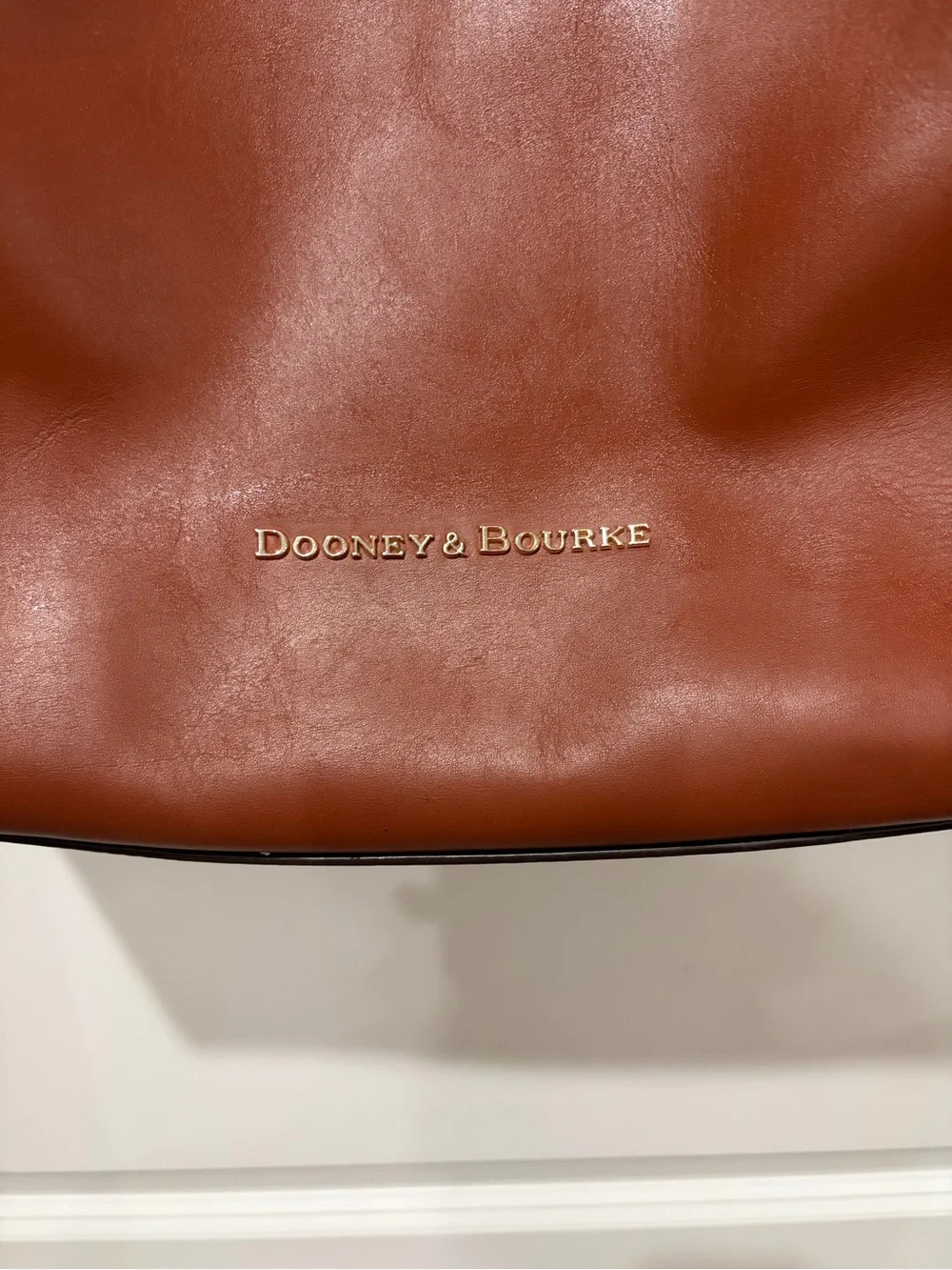 Dooney & Bourke Chestnut Brown Leather Tote